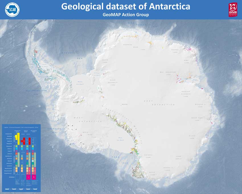 A continent-wide detailed geological map dataset of Antarctica