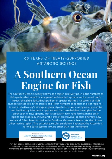 60 Years of Treaty-Supported Antarctic Science - A Southern Ocean Engine for Fish