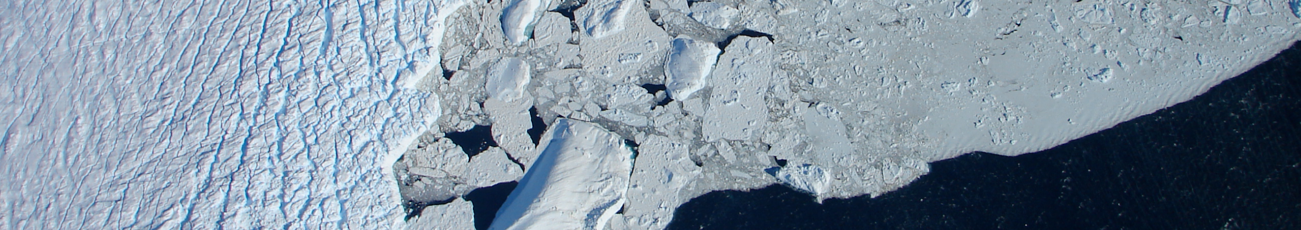 Icescape viewed from above